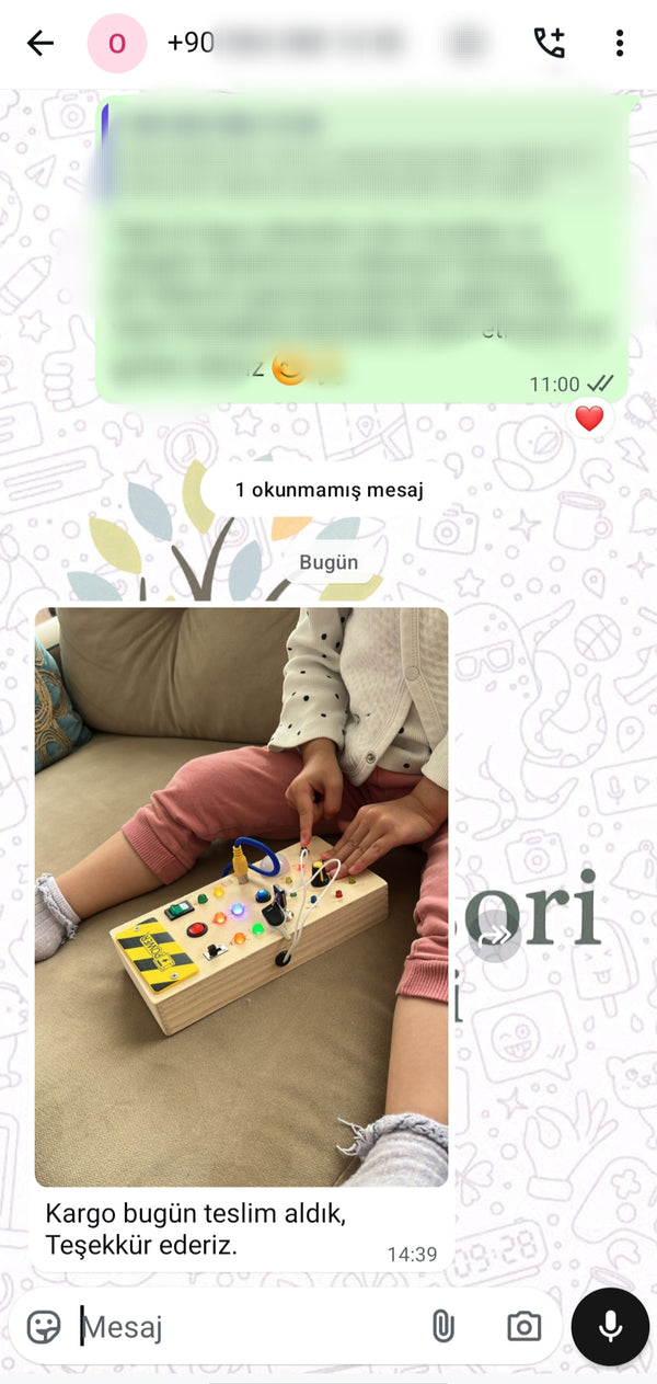 Müşteri mesajı