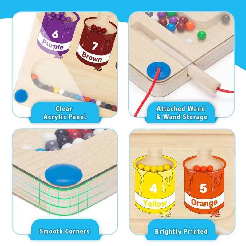 Montessori  Boncuk Labirenti Playful Hear