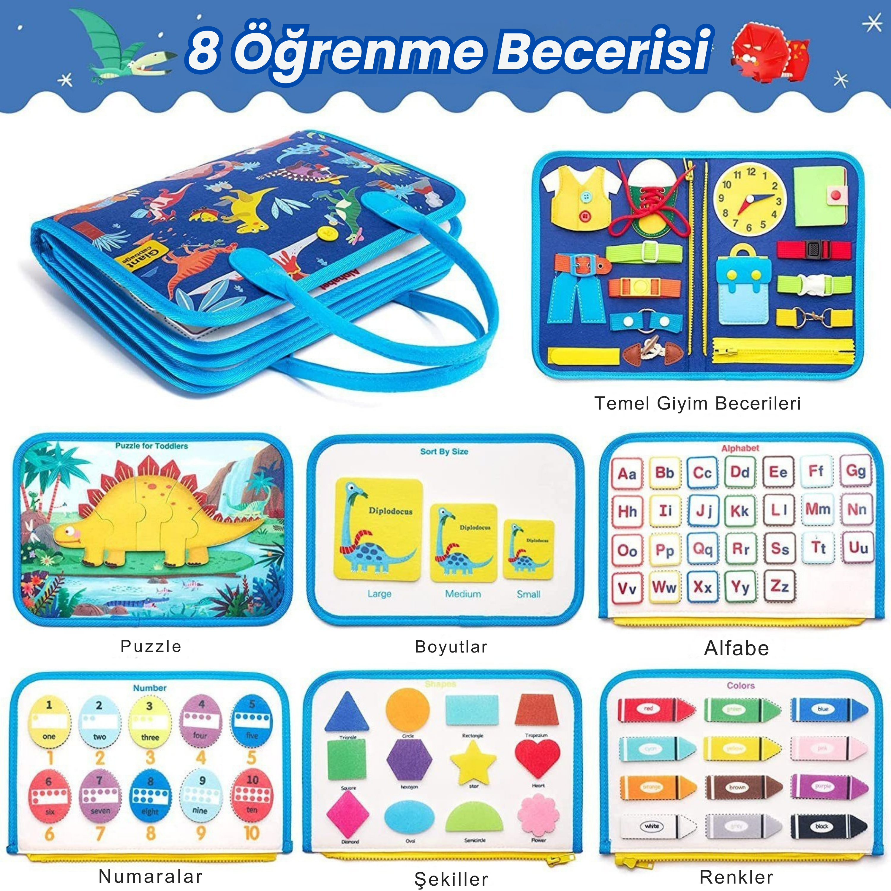 Montessori Aktivite Panosu Montessori Atölyesi