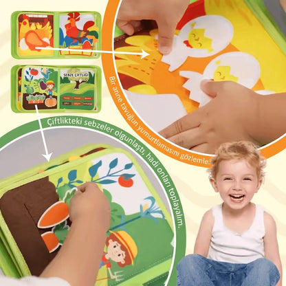 Çiftlik Temalı Montessori Aktivite Çantası