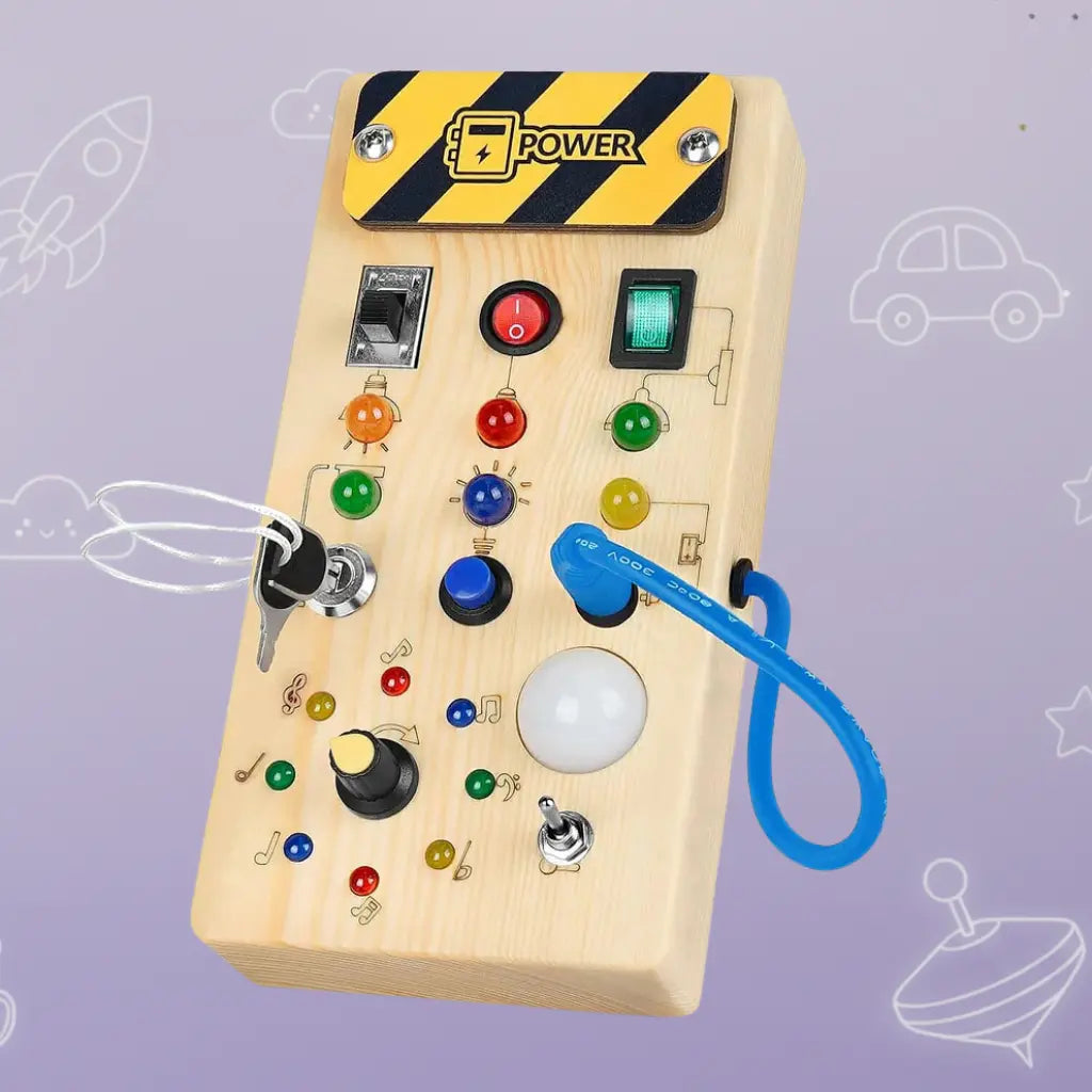 Montessori Işıklı Ahşap Pano