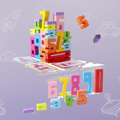 Montessori Eğitici Ahşap Sayı Blokları