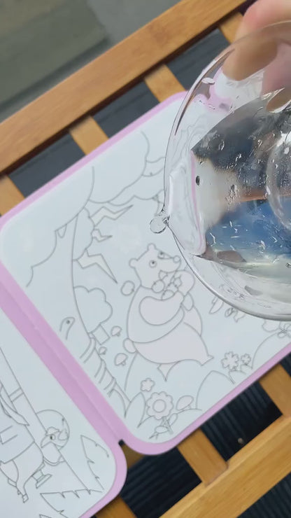 Montessori Sihirli Su Boyama Kitabı