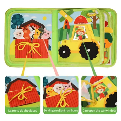Çiftlik Temalı Montessori Aktivite Çantası