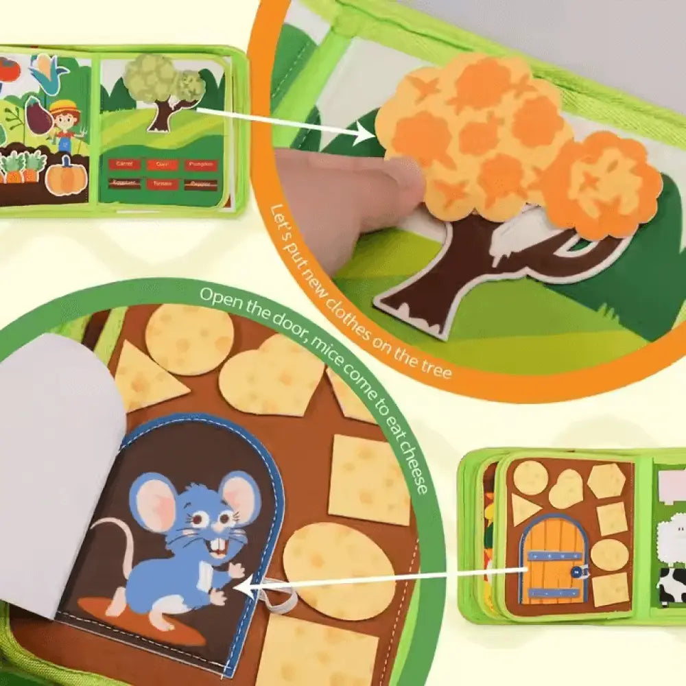 Çiftlik Temalı Montessori Aktivite Çantası