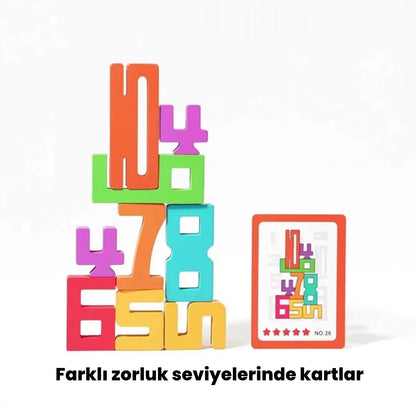 Montessori Eğitici Ahşap Sayı Blokları